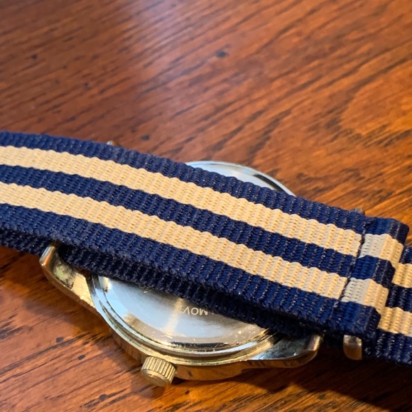 Perry Ellis Accutime Watch Long Fabric NATO Strap - Picture 12 of 12